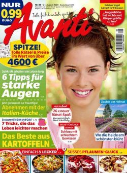 Avanti – 21 August 2024