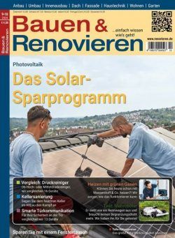 Bauen & Renovieren – September-Oktober 2024