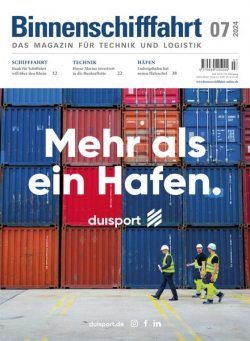 Binnenschifffahrt – Juli 2024