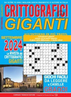 Crittografici Giganti – Settembre 2024