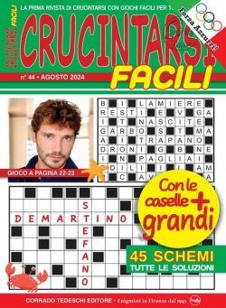 Crucintarsi Facili – Agosto 2024