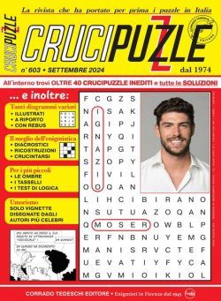 Crucipuzzle – Settembre 2024