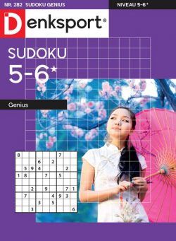 Denksport Sudoku 5-6 genius – 22 Augustus 2024