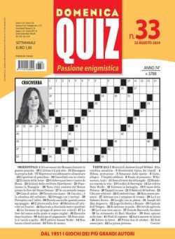 Domenica Quiz – 22 Agosto 2024