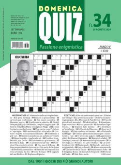 Domenica Quiz – 29 Agosto 2024