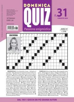 Domenica Quiz – 8 Agosto 2024