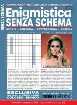 Enigmistica Senza Schema – Settembre 2024