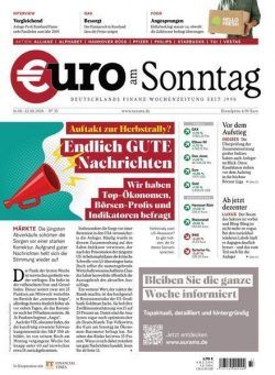 Euro am Sonntag – 16 August 2024