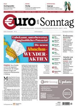 Euro am Sonntag – 2 August 2024