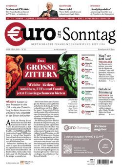 Euro am Sonntag – 9 August 2024