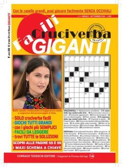 Facili Cruciverba – 23 Agosto 2024