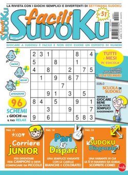 Facili Sudoku – 9 Agosto 2024