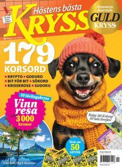 Hemmets Journal Guldkryss – Augusti 2024