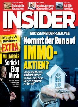 Insider Austria – 21 August 2024