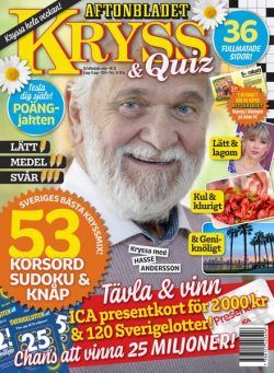 Kryss & Quiz – 5 Augusti 2024