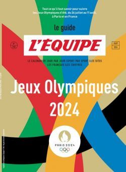 L’Equipe Supplement – 20 Juillet 2024