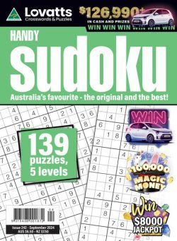 Lovatts Handy Sudoku – September 2024