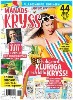 Manads-Kryss – 29 Juni 2024