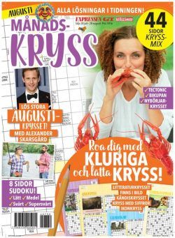 Manads-Kryss – 30 Juli 2024