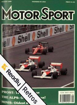 Motor Sport Magazine – August 1989