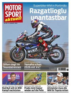 Motorsport aktuell – 13 August 2024