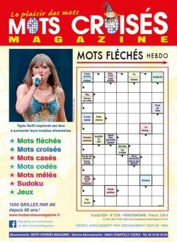 Mots Croises Magazine – 15 Aout 2024