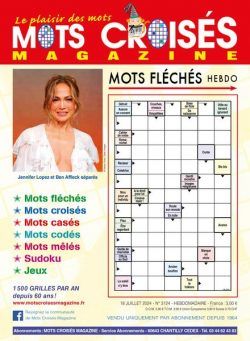 Mots Croises Magazine – 18 Juillet 2024