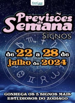 Previsoes da Semana – 22 Julho 2024