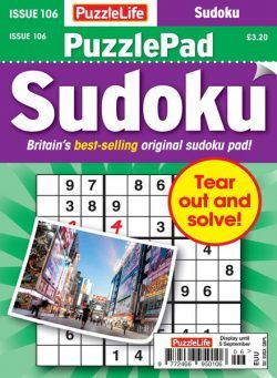 PuzzleLife PuzzlePad Sudoku – Issue 106 2024