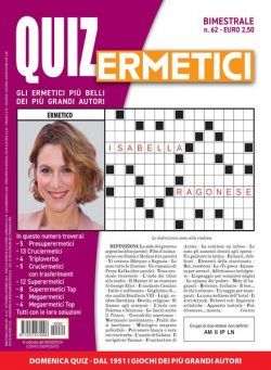 Quiz Ermetici – Settembre-Ottobre 2024