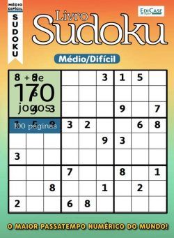 Sudoku Numeros e Desafios – 9 Agosto 2024