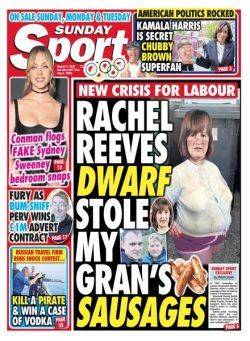 Sunday Sport – 4 August 2024