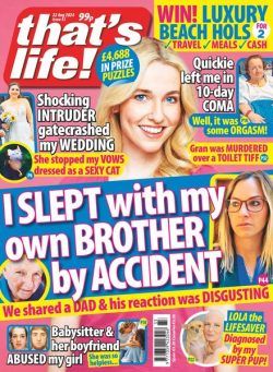 that’s life! UK – 15 August 2024