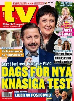 TV – 12 Augusti 2024