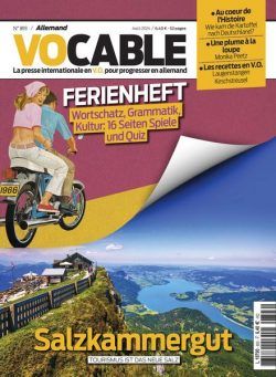 Vocable Allemand – Aout 2024