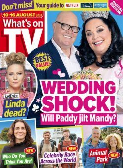 What’s on TV – 10 August 2024