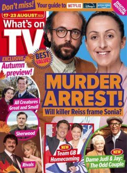 What’s on TV – 17 August 2024