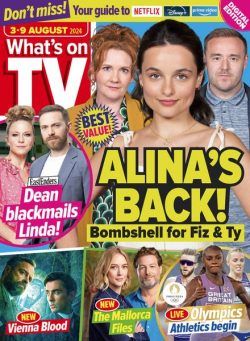 What’s on TV – 3 August 2024