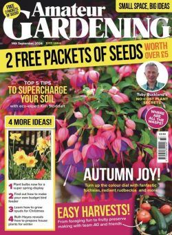 Amateur Gardening – 14 September 2024