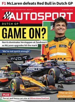 Autosport – 29 August 2024