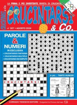 Crucintarsi & Co – Agosto 2024