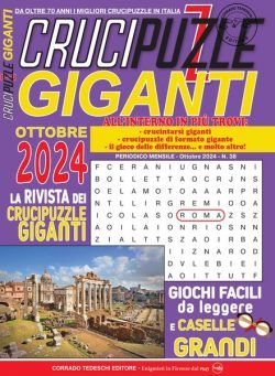 Crucipuzzle Giganti – Ottobre 2024