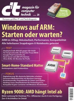 c’t Magazin fur Computertechnik – 06 September 2024