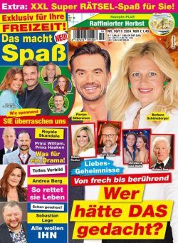 Das Macht Spass – Oktober-November 2024