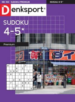 Denksport Sudoku 4-5 premium – 29 Augustus 2024