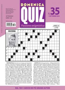 Domenica Quiz – 5 Settembre 2024