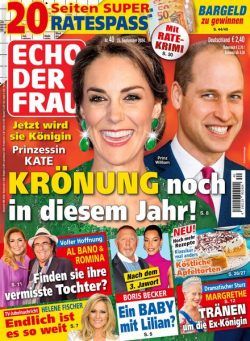 Echo der Frau – 25 September 2024