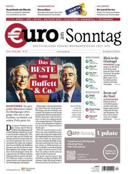 Euro am Sonntag – 23 August 2024