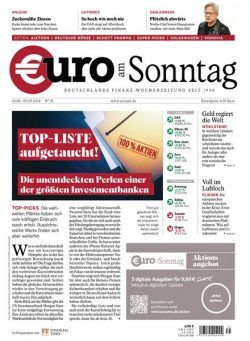 Euro am Sonntag – 30 August 2024