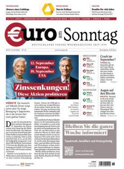 Euro am Sonntag – 6 September 2024